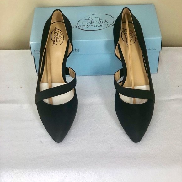 Black 1/2  d’orsay flat size 10 - Picture 1 of 5